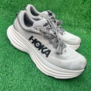 Hoka One Bondi 8 Med  ‘harbor mist’ Running Shoes Mens size 10.5D pre-owned